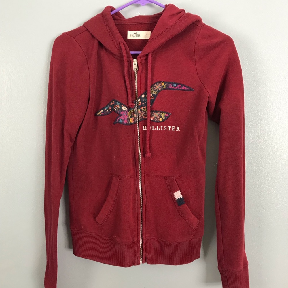 Hollister zip up sweatshirt